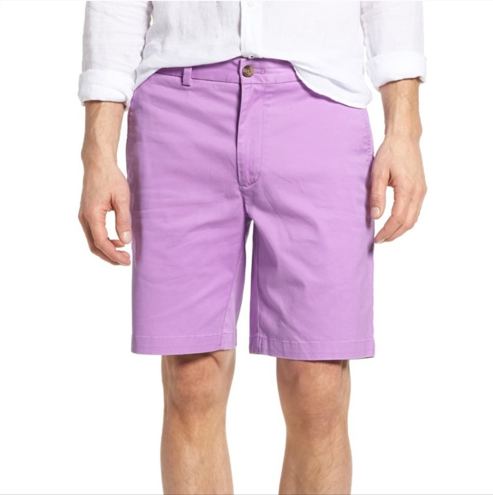 ⭐ Men's Vineyard Vines Purple Breaker Shorts Size 35